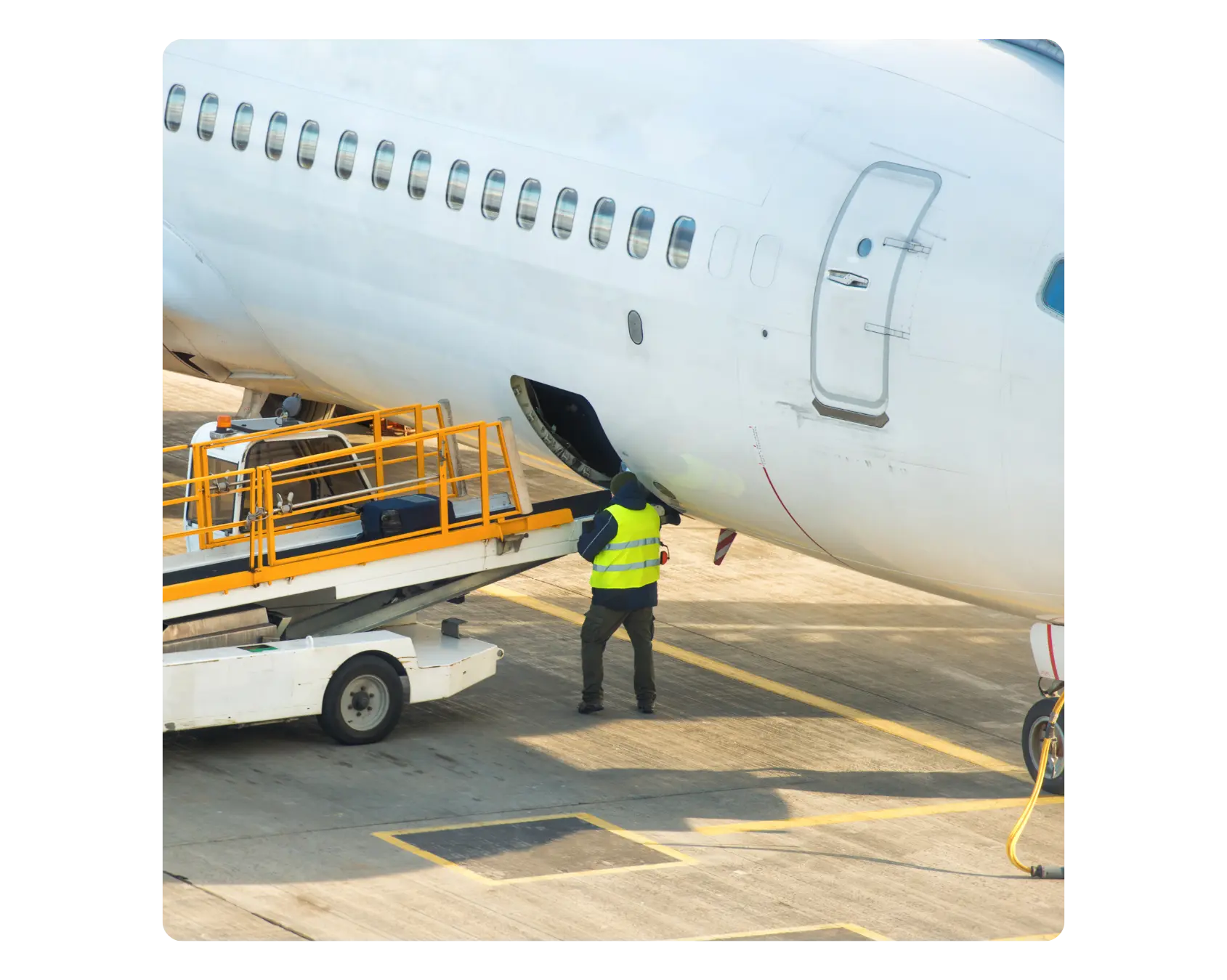 Air freight cargo and aircraft logistics